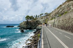 Trail from Levanto to Bonassola, Cinque Terre, Italy