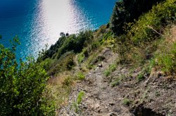 Trail from San Bernardino to Vernazza, Cinque Terre, Italy
